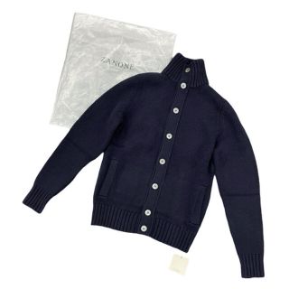 ザノーネ(ZANONE)の新品 ZANONE 19AW カシミア100% CHIOTO ネイビー 52(ニット/セーター)