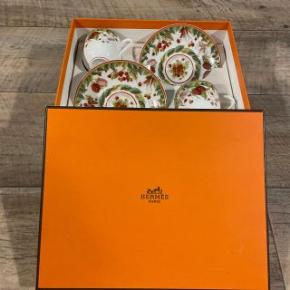 エルメス(Hermes)のエルメス　ピタゴラス　カップアンドソーサー(グラス/カップ)