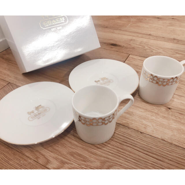 COACH(コーチ)のCOACH エスプレッソマグ　セット インテリア/住まい/日用品のキッチン/食器(食器)の商品写真