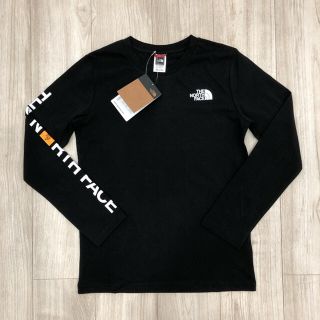 ザノースフェイス(THE NORTH FACE)のきのこのこのこ様　専用　ノースフェイス　ジュニア　ロンT ブラック　 160(Tシャツ/カットソー)