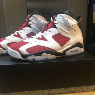 ナイキ(NIKE)のエアジョーダン6 AJ6 カーマイン　CARMINE(スニーカー)