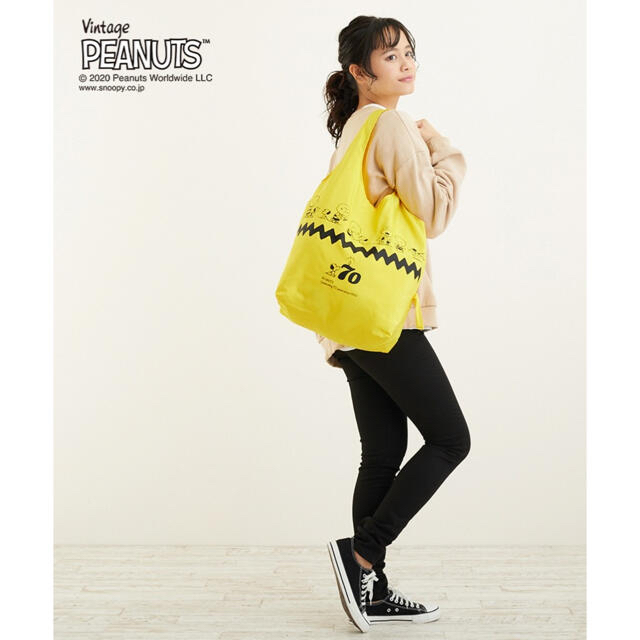 Rootote 新品未使用 Rootote スヌーピー 70周年エコバッグ イエローの通販 By ルートートならラクマ Rootote 新品未使用 Rootote スヌーピー 70周年エコバッグ イエローの通販 By ルートートならラクマ