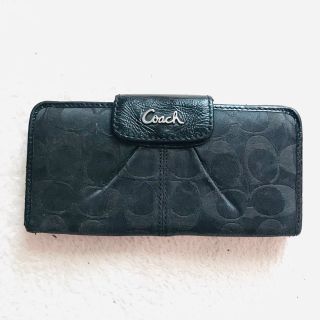 コーチ(COACH)のコーチ長財布　ブラック(財布)