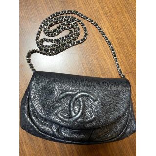 シャネル(CHANEL)の早い者勝ち❤︎CHANEL❤︎キャビアスキン チェーンウォレット(ショルダーバッグ)