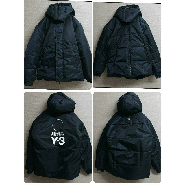 Y-3(ワイスリー)の新品 Y-3 リバーシブル M PATTED JACKET 刺繍シグネチャー メンズのジャケット/アウター(ダウンジャケット)の商品写真