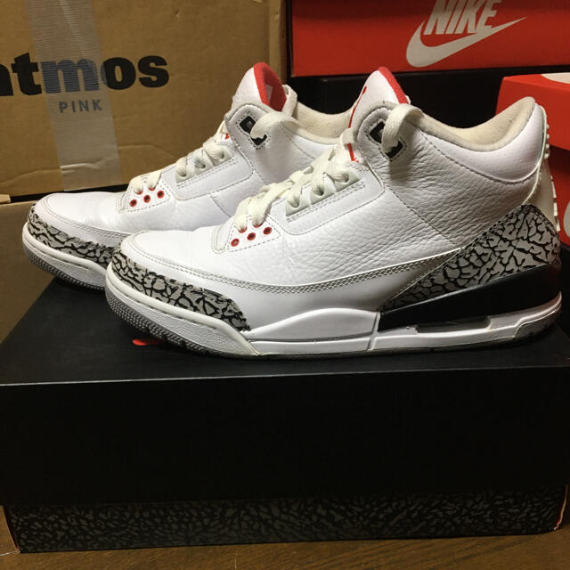 NIKE JORDAN 3 Retro White Cement 26.5cm