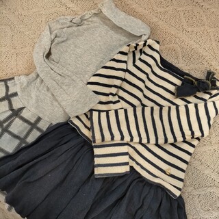 プチバトー(PETIT BATEAU)のプチバトー★ワンピース　2枚セット❦(ワンピース)