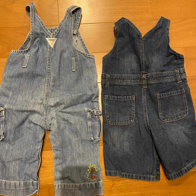 OshKosh(オシュコシュ)のオシュコシュ　キムラタン　オーバーオール　デニム キッズ/ベビー/マタニティのベビー服(~85cm)(カバーオール)の商品写真