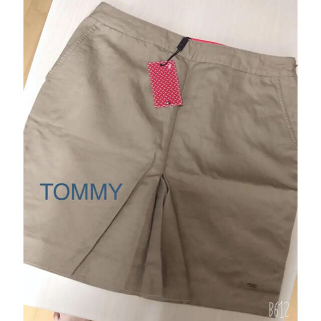 TOMMY HILFIGER(トミーヒルフィガー)のTOMMY HILFIGER♡ベージュキュロット風スカート M レディースのスカート(ミニスカート)の商品写真