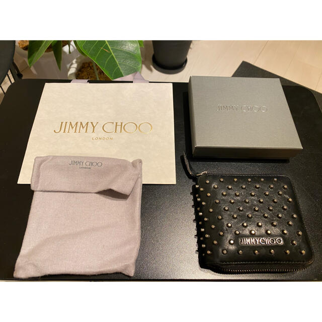 JIMMY CHOO(ジミーチュウ)の激レア　ジミーチュウ　ラウンドファスナー メンズのファッション小物(折り財布)の商品写真