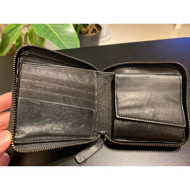 JIMMY CHOO(ジミーチュウ)の激レア　ジミーチュウ　ラウンドファスナー メンズのファッション小物(折り財布)の商品写真