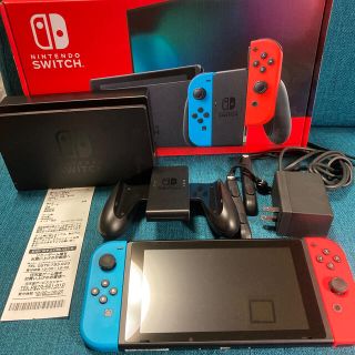 ニンテンドースイッチ(Nintendo Switch)のNintendo Switch JOY-CON(L) ネオンブルー/(R) ネオ(家庭用ゲーム機本体)