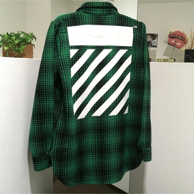 OFF-WHITE TARTAN SHIRT DIAG ALL OVER 1