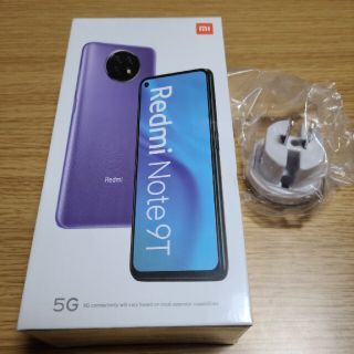 Redmi note 9T グローバル版　ブラック　新品未開封(スマートフォン本体)