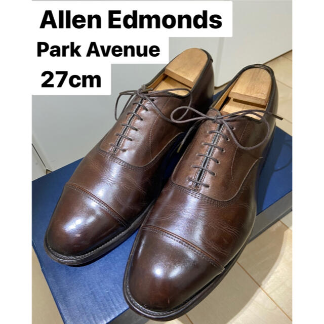 Allen Edmonds(アレンエドモンズ)のAllen Edmonds パークアベニュー　27cm US9E ブラウン　革靴 メンズの靴/シューズ(ドレス/ビジネス)の商品写真