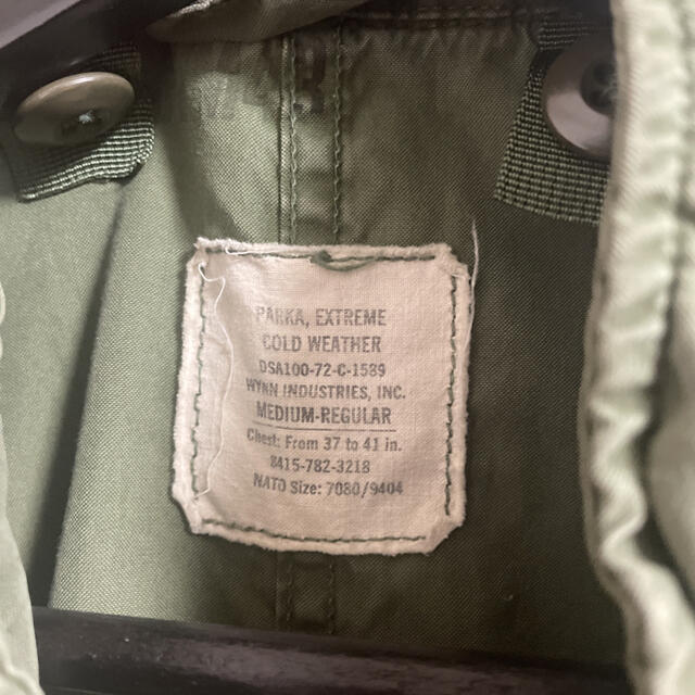 us army m-65 fishtail parka 70年代 メンズのジャケット/アウター(モッズコート)の商品写真