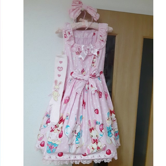 最終値下げ!※Angelic pretty♡リリカルバニーJSK +カチューシャ