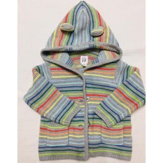 ベビーギャップ(babyGAP)の※売約済　baby gap くま耳パーカー 70(カーディガン/ボレロ)