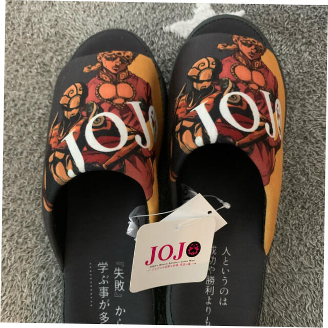 Avail(アベイル)のジョジョ　ジョルノ ジョバーナ　jojo スリッパ　ルームシューズ エンタメ/ホビーのアニメグッズ(その他)の商品写真