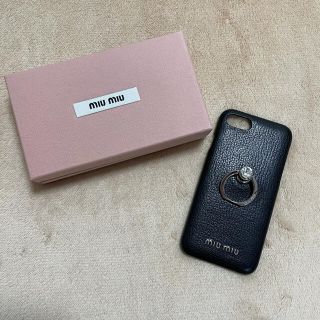 ミュウミュウ iphoneケース（ブラック/黒色系）の通販 55点 | miumiuを ...