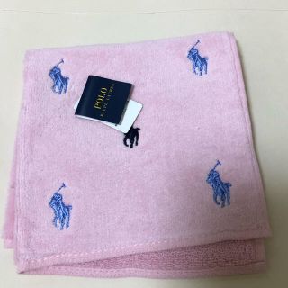 ポロラルフローレン(POLO RALPH LAUREN)の【未使用】POLOラルフローレン　タオルハンカチ(ハンカチ)