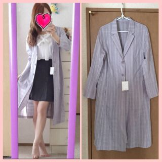 ページボーイ(PAGEBOY)の今期新品☆薄手ロングチェスター   お値下げしました❣️(チェスターコート)