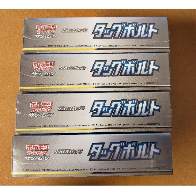 ポケモンカード タッグボルト 4BOX ポケモンカード タッグボルト 4BOX