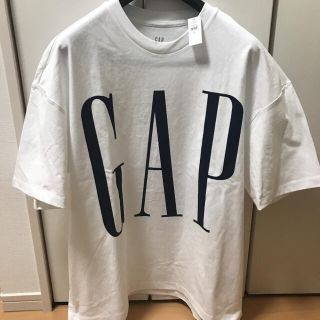 ギャップ(GAP)の新品未使用　GAP ビッグロゴ 90S OLD GAP 白tシャツ　XL(Tシャツ/カットソー(半袖/袖なし))