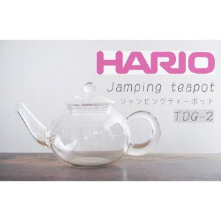 ハリオ(HARIO)の【送料無料】ハリオ　ジャンピングティーポット　ドナウ　TDG-2　500ml(調理道具/製菓道具)