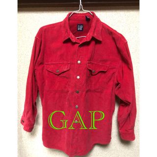 GAP コーデュロイシャツレッド(シャツ/ブラウス(長袖/七分))