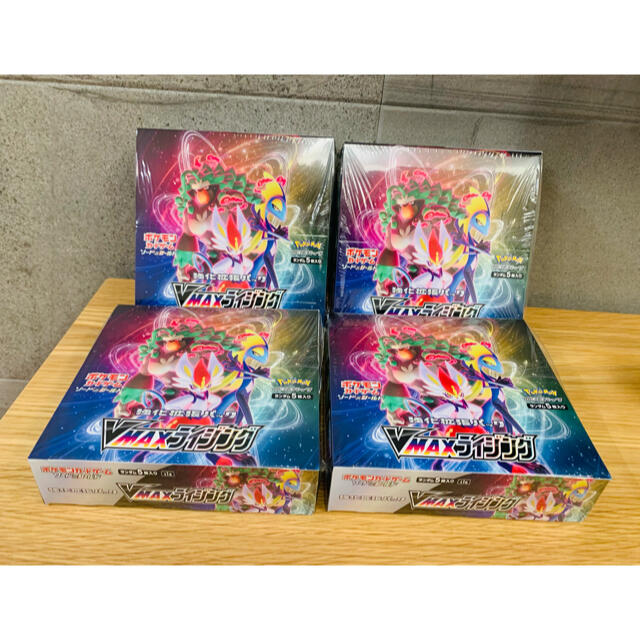 ソード&シールド 強化拡張パック「VMAXライジング」 4 BOX 超安い 35