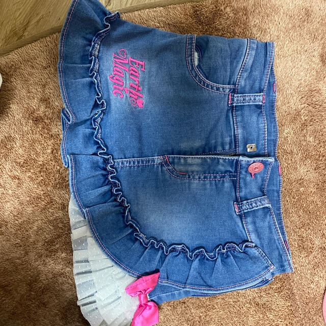 EARTHMAGIC(アースマジック)のアースマジック 150 週末価格 キッズ/ベビー/マタニティのキッズ服女の子用(90cm~)(スカート)の商品写真