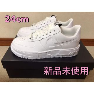 ナイキ(NIKE)のナイキ エアフォース1 ピクセル ホワイト 24cm CK6649-100(スニーカー)