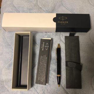 パーカー(Parker)のPARKER ボールペン 新品　IM ブラッシュド　メタル　GT BP 袋付き(ペン/マーカー)