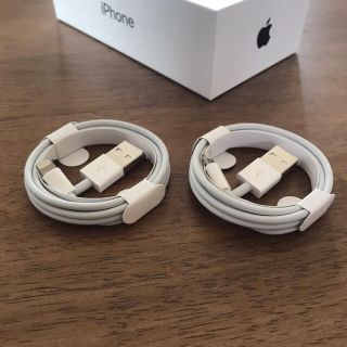 アイフォーン(iPhone)のiPhone 充電器 充電ケーブル コード lightning cable(バッテリー/充電器)