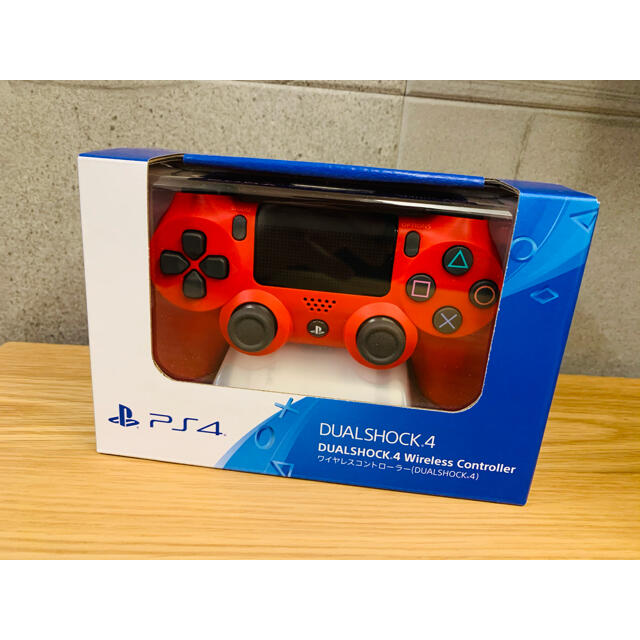 PlayStation4(プレイステーション4)のデュアルショック4   マグマレッド　 SONY CUH-ZCT2J 11 エンタメ/ホビーのゲームソフト/ゲーム機本体(その他)の商品写真