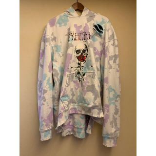 アルケミスト パーカー ダメージ ウォッシュ加工 ALCHEMIST ダイダイ