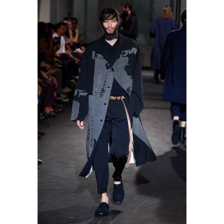 yohji  yamamoto 17ss 抜染　ジャケット　コート(チェスターコート)