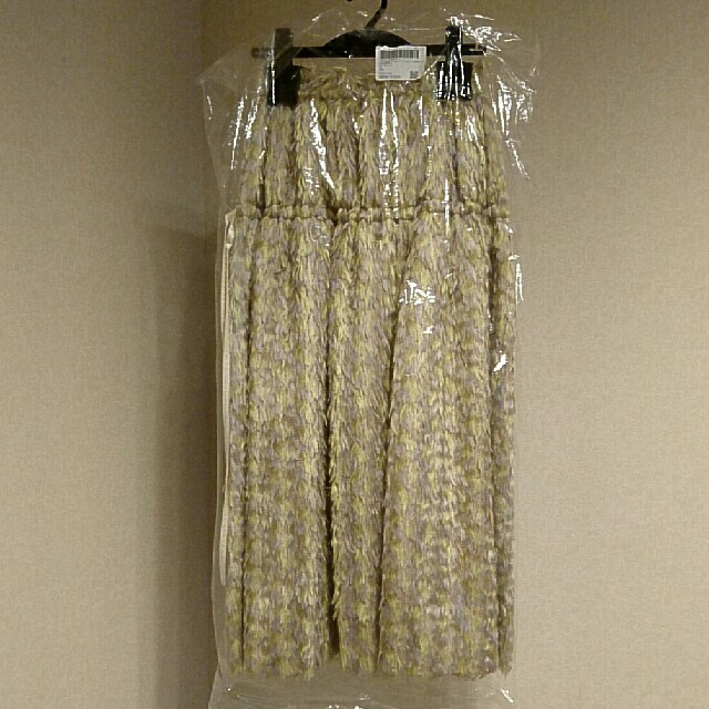 Drawer(ドゥロワー)の新品！タグ付！ブラミンクblaminkシルクフリンジスカート レディースのスカート(ロングスカート)の商品写真