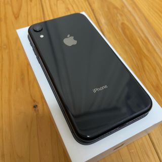 アップル(Apple)のiPhoneXR 128GB ブラック(スマートフォン本体)