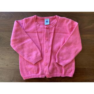 プチバトー(PETIT BATEAU)のプチバトー　カーディガン　18m/81cm(カーディガン/ボレロ)