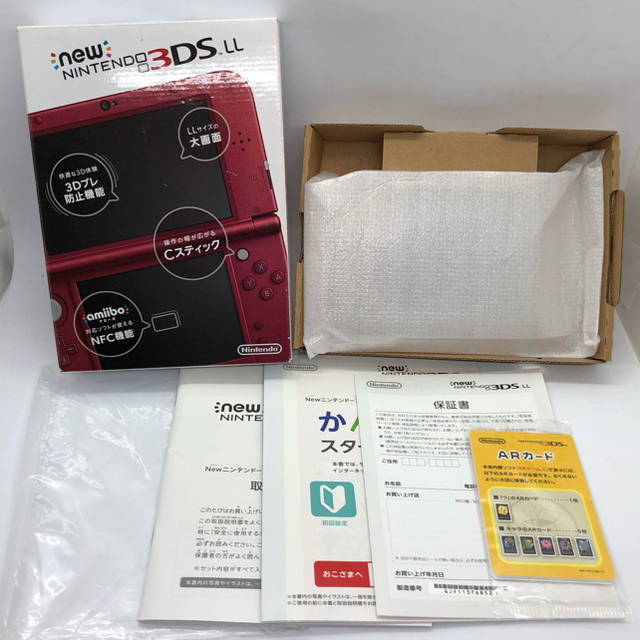 ニンテンドー3DS - 【メタリックレッド】Newニンテンドー3DSLL箱&説明 ニンテンドー3DS - 【メタリックレッド】Newニンテンドー3DSLL箱&説明