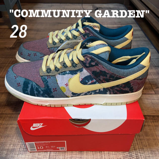 NIKE(ナイキ)のNIKE DUNK LOW "COMMUNITY GARDEN" メンズの靴/シューズ(スニーカー)の商品写真