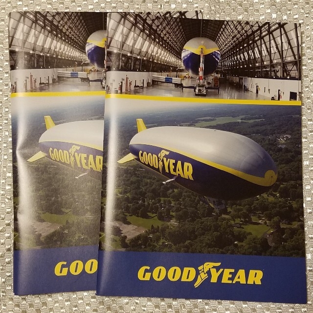 Goodyear(グッドイヤー)のGOODYEAR　グッドイヤー　ノート　2冊　ノベルティ　非売品　新品 エンタメ/ホビーのコレクション(ノベルティグッズ)の商品写真