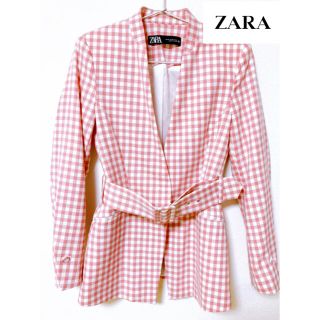 ザラ(ZARA)のMaria様専用　ZARA ザラ ブロックチェックテーラードジャケット(テーラードジャケット)