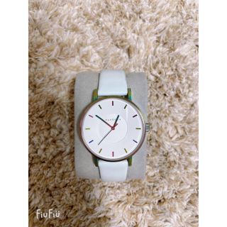 ダニエルウェリントン(Daniel Wellington)のKLASSE14 38mm ホワイト×レインボー(腕時計)