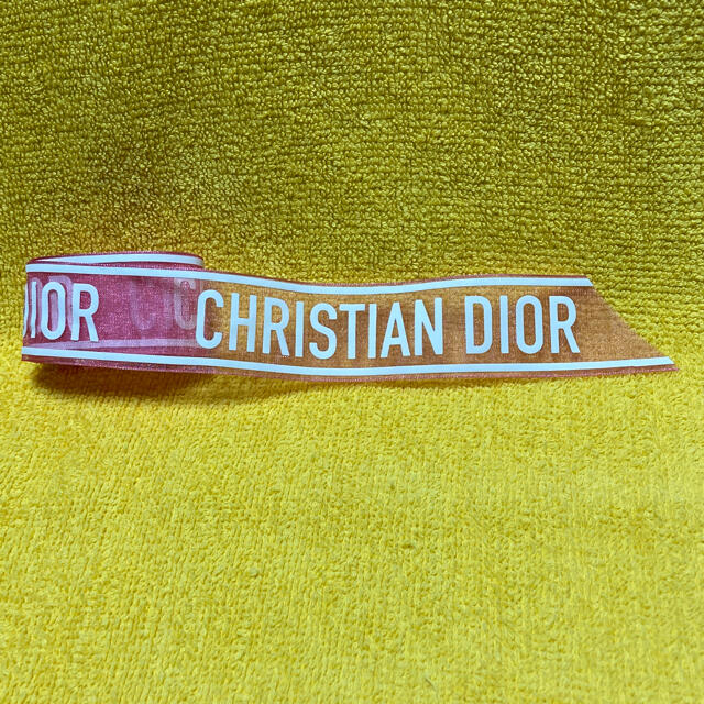 Christian Dior(クリスチャンディオール)のChristian Dior ラッピングリボン🎀 インテリア/住まい/日用品のオフィス用品(ラッピング/包装)の商品写真
