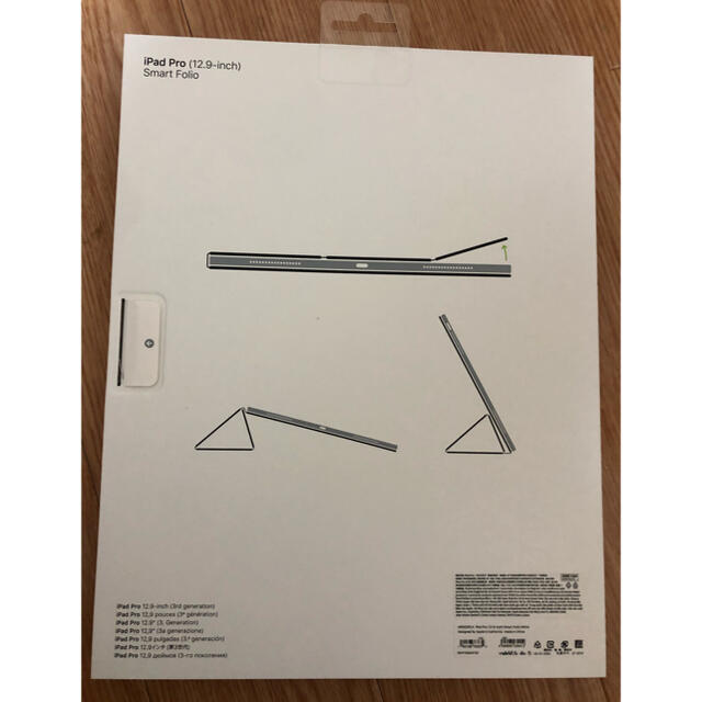 Apple(アップル)の【新品】iPadPro smartfolio 12.9inch ホワイト スマホ/家電/カメラのスマホアクセサリー(iPadケース)の商品写真