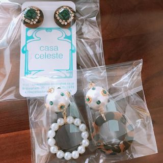 【casaceleste】Mademe Leopard 2WAY ピアス(ピアス)