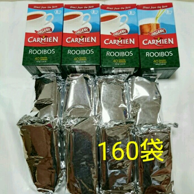 160袋 オーガニック 有機ルイボス茶 食品/飲料/酒の飲料(茶)の商品写真